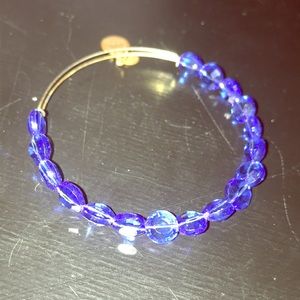 Alex and Ani sapphire blue bead